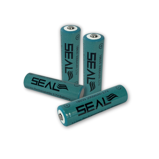 Seal Dive Lights, Bateria 18650