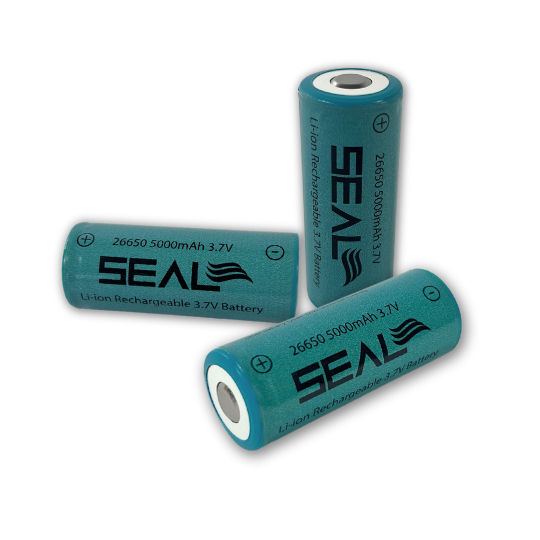 Seal Dive Lights, Bateria 26650